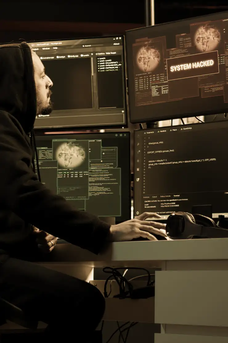 Cybersecurity service illustration
